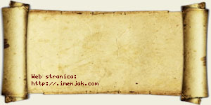 Maja Čokov vizit kartica